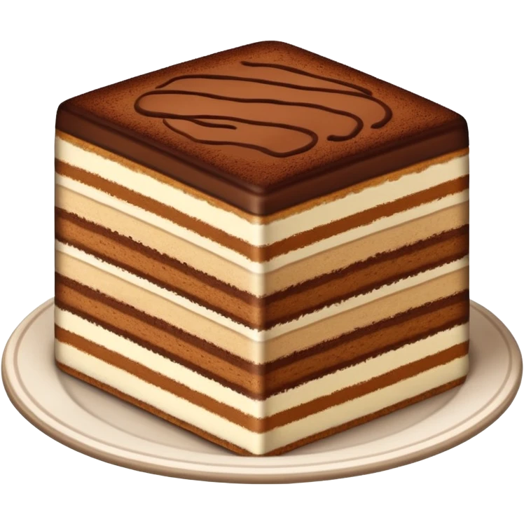 Tiramisu cake slice emoji