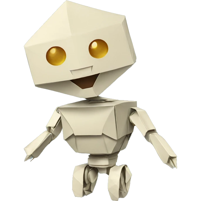 origami robot emoji