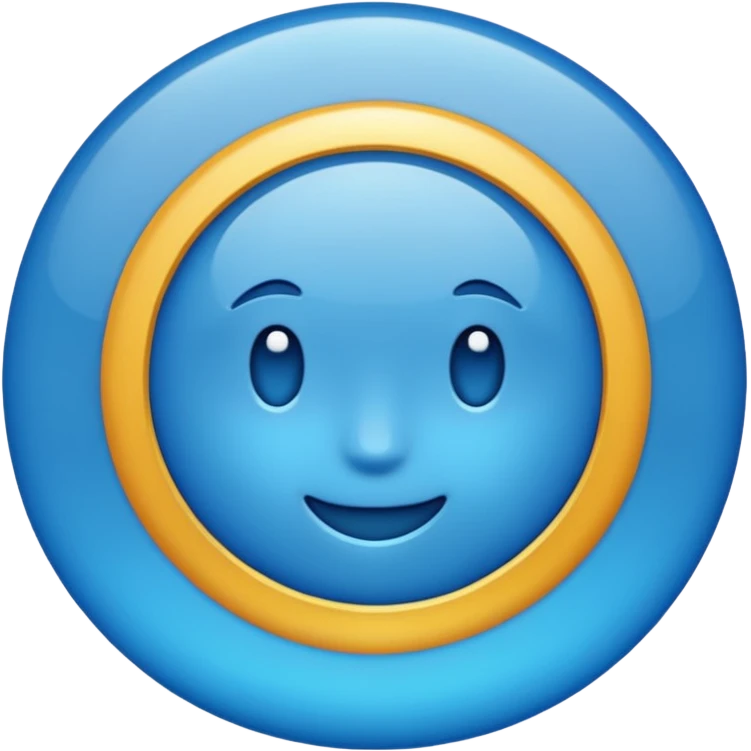 ✔️ esto dentro de un círculo azul emoji