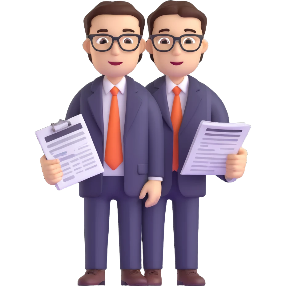 accountant with financial papers, no eyeglasses emoji