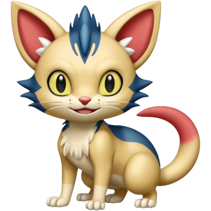 Sneasel-Meowth-Fakémon-hybrid-creature (full body)  emoji