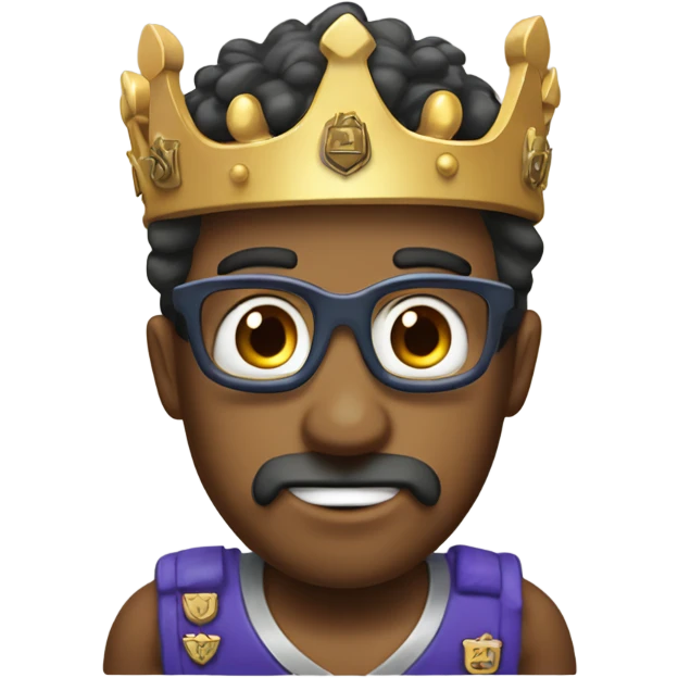 Criar um emoji com o número 77 e uma coroa em cima emoji