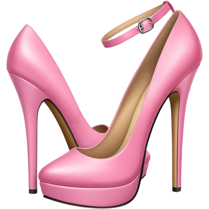 Einhorn trägt pinke high heels emoji