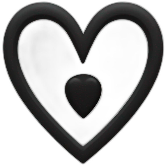 black heart emoji