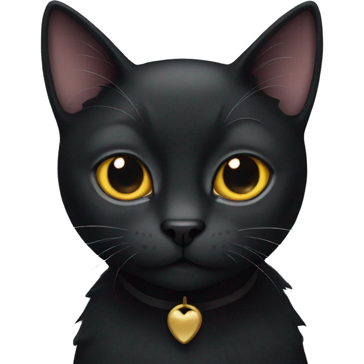 Black cat emoji