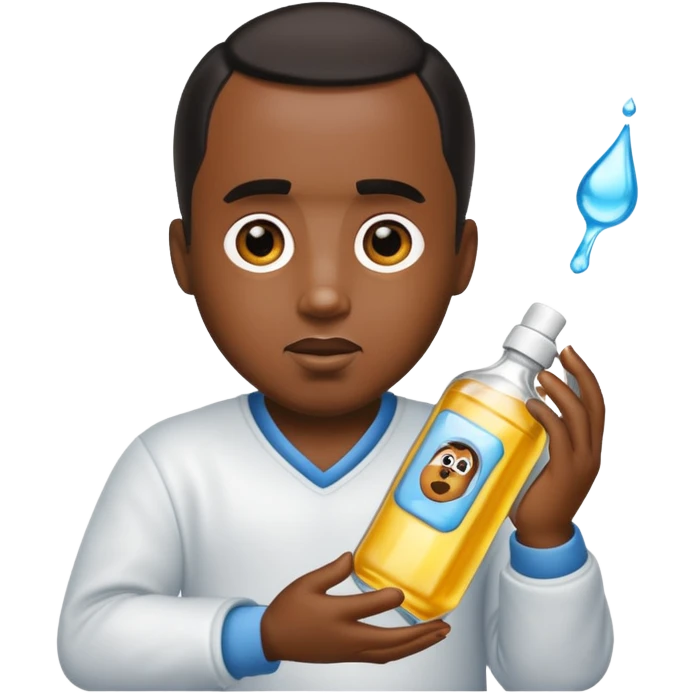 Diddy with baby oil emoji