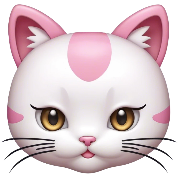  hello Kitty hello kitty SANRIO cat, with long eyelashes with a eyelashes spoolie  emoji