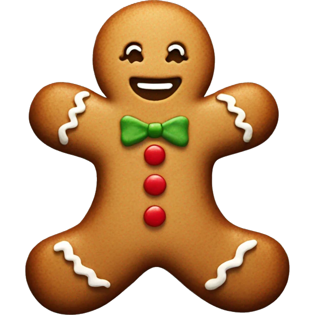 Gingerbread man  emoji