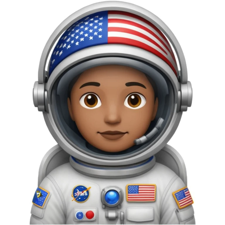 astronaut us flag emoji