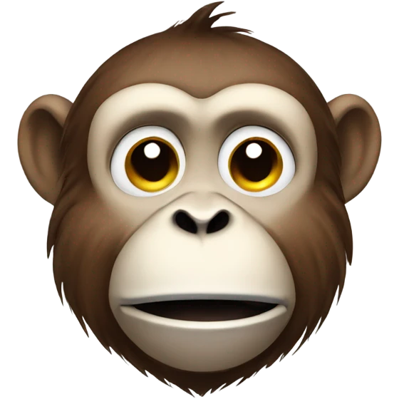 monkey whit cry emoji