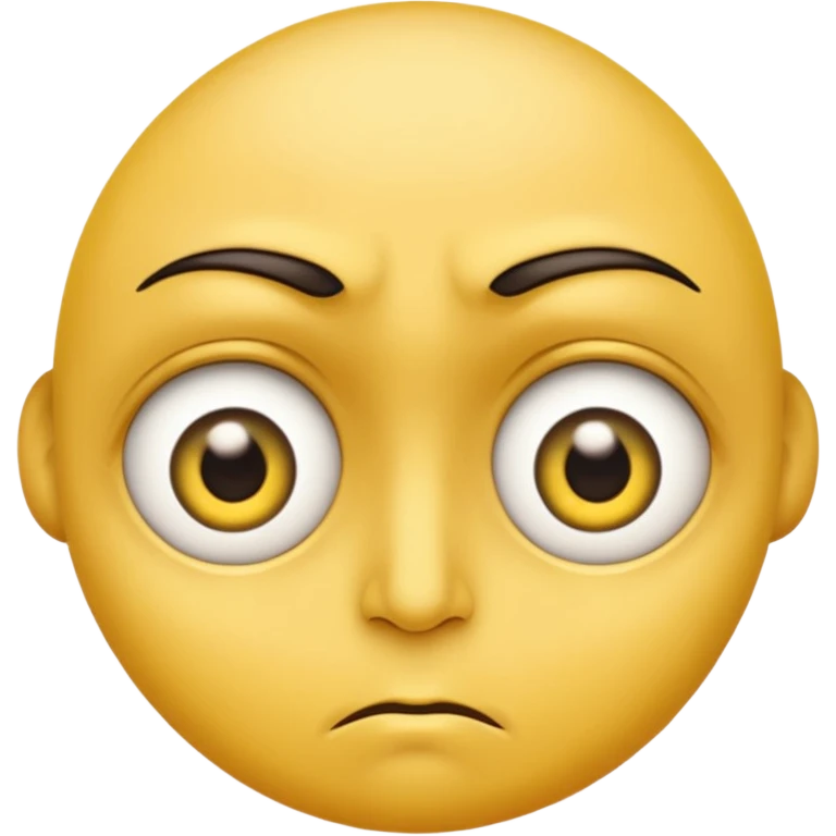 Make the face just the typical yellow circle, and really exaggerate the eyes bulging emoji