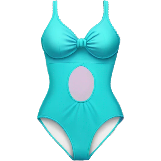 Bathing suit with pad emoji