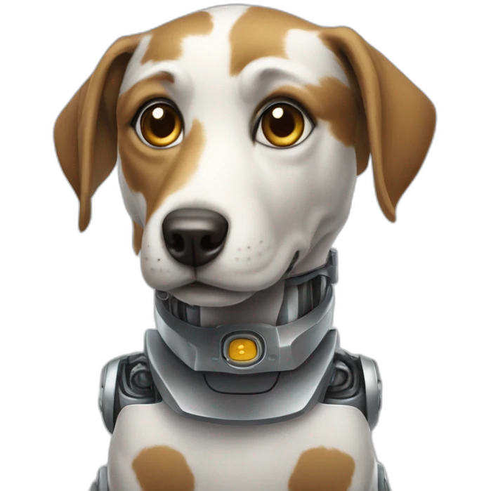 Robot dog emoji