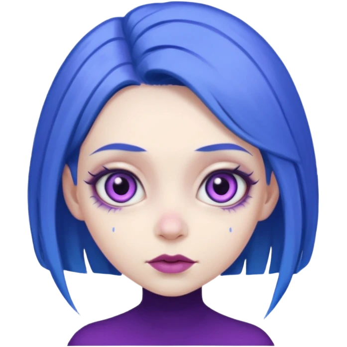 purple mutant woman emoji