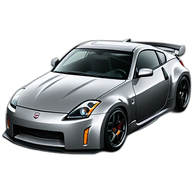 Grey nismo 350z drifting emoji