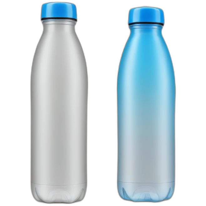 A cartoon water bottle  emoji