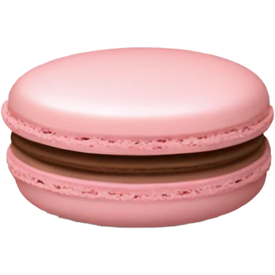 Light pink macaron emoji