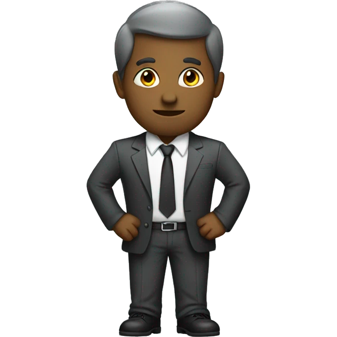 Standing on business  emoji