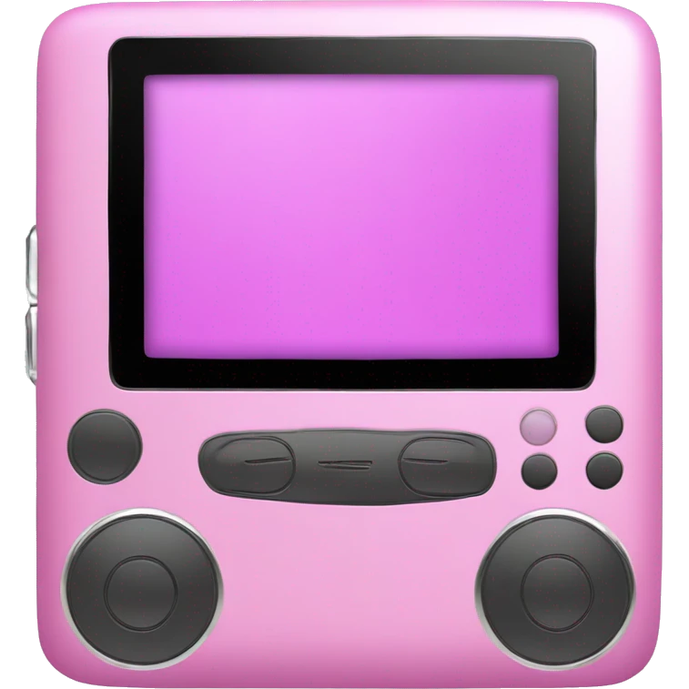 Realistic MP4 Player Pink  emoji