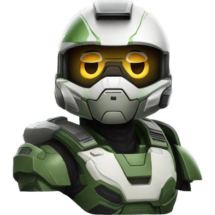 Panda halo master chief emoji