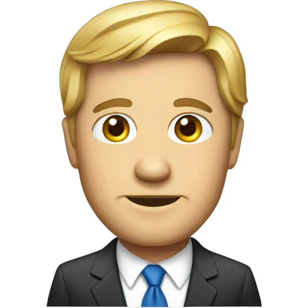 Businessman politician senator emoji