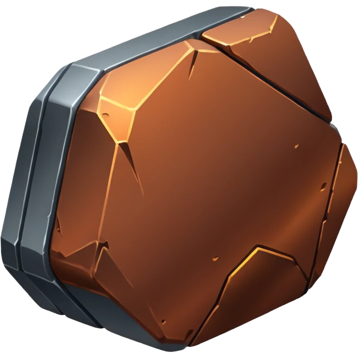 shiny iron ore emoji
