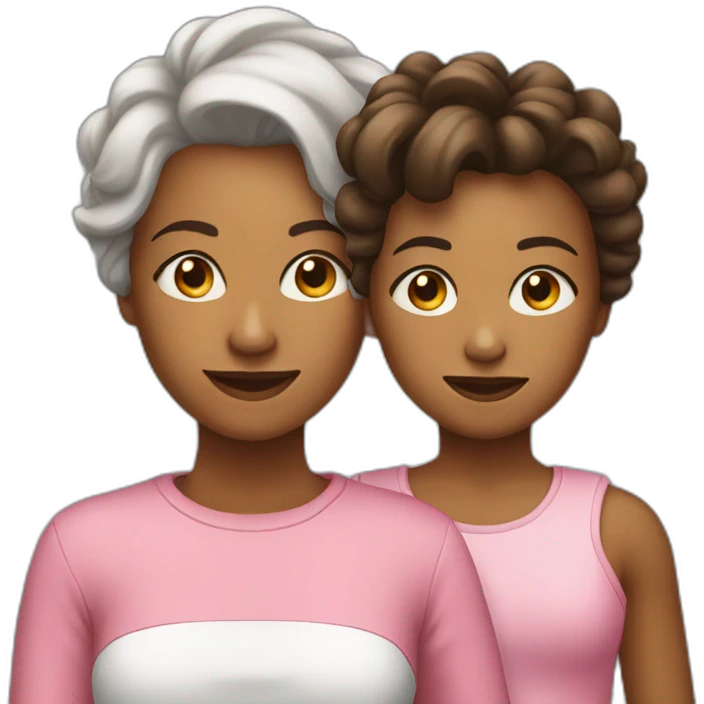 Mother is 43 Years Old and Teanage Girl is 13 Years Old emoji