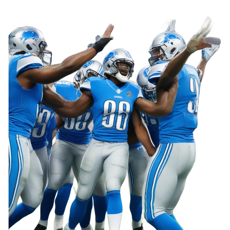 Detroit Lions  touchdown  emoji