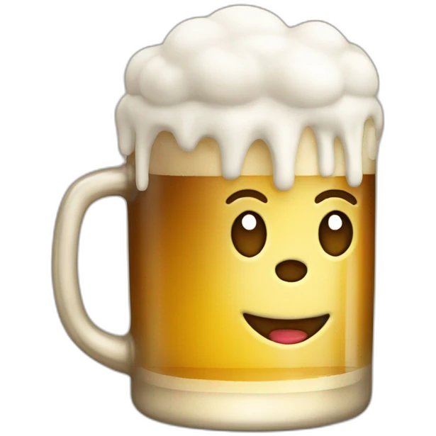 Chat qui boit de la biere emoji