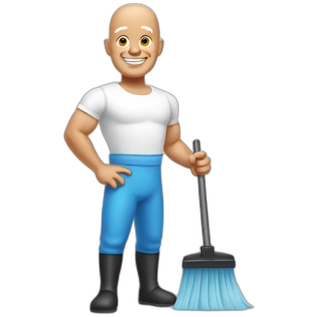 mr clean cleaning emoji