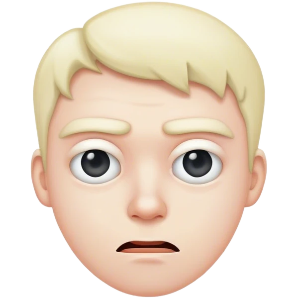 Me looking stupid emoji