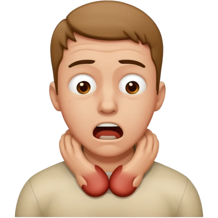 chocking man emoji