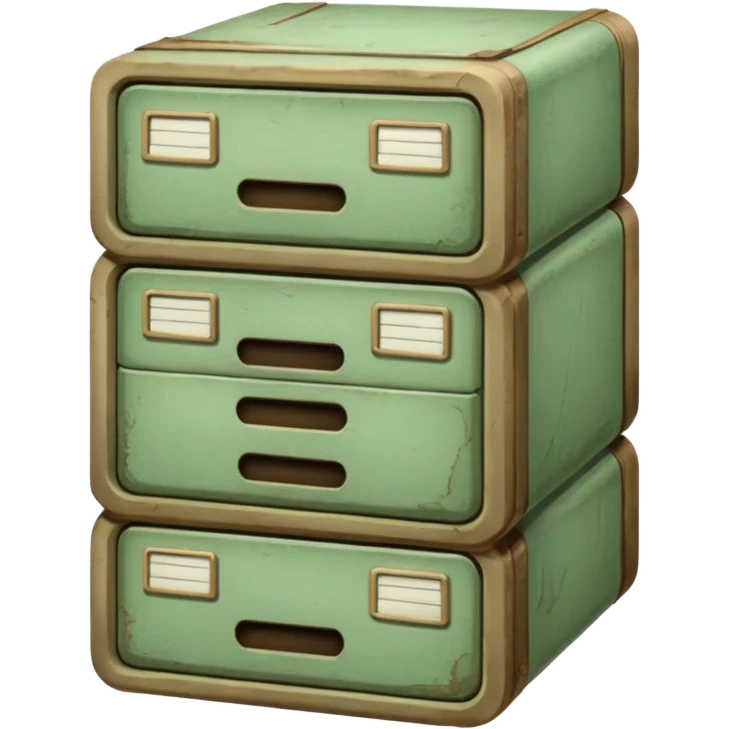 pale green archive emoji