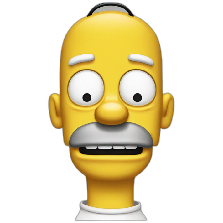 Homer Simpson face emoji
