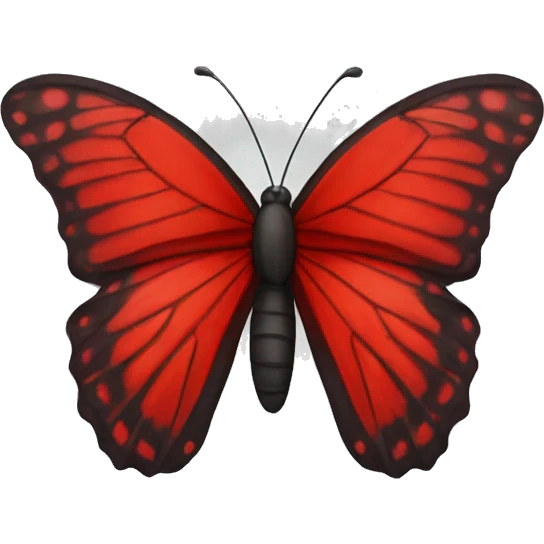 Red butterfly  emoji