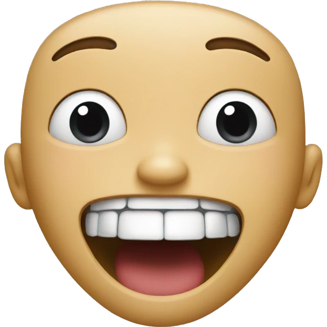 opening mouth emoji