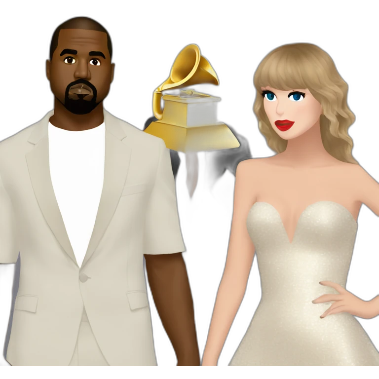 kanye grammys taylor swift emoji