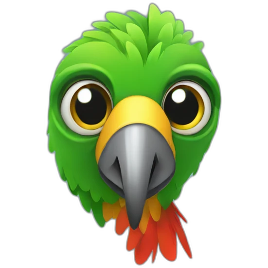 Coding parrot emoji