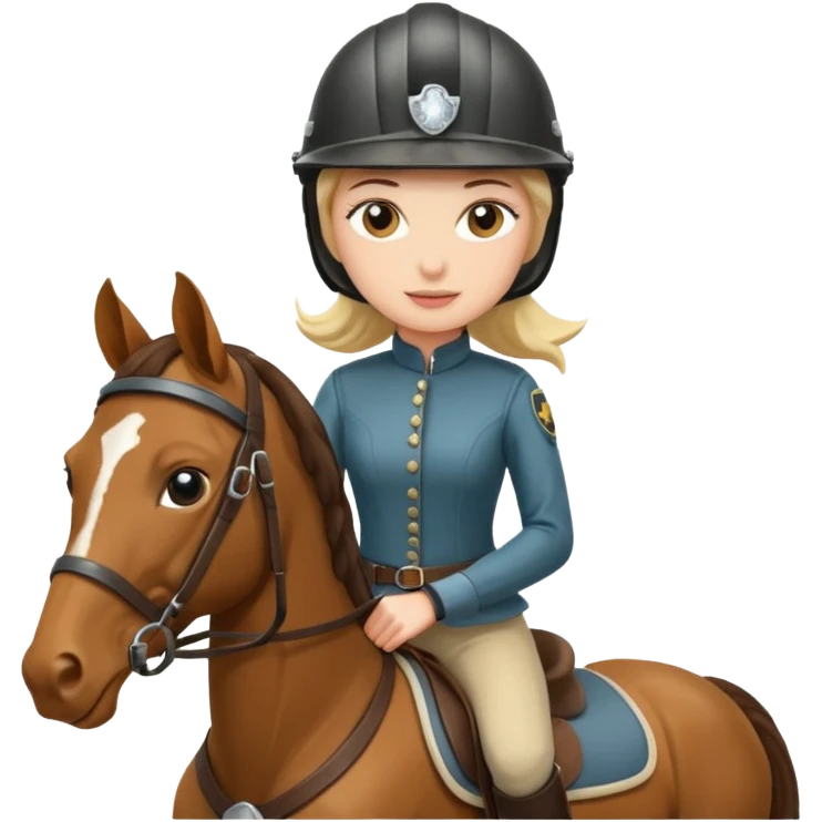 women on horse emoji