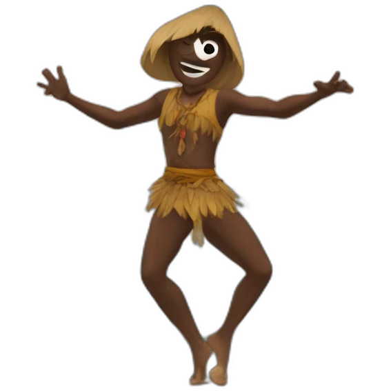 Veneer dancing in front of mount rageons emoji