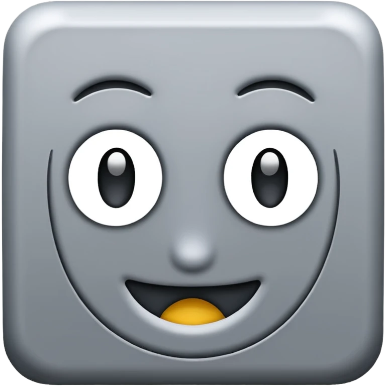 Pixeled style block emoji