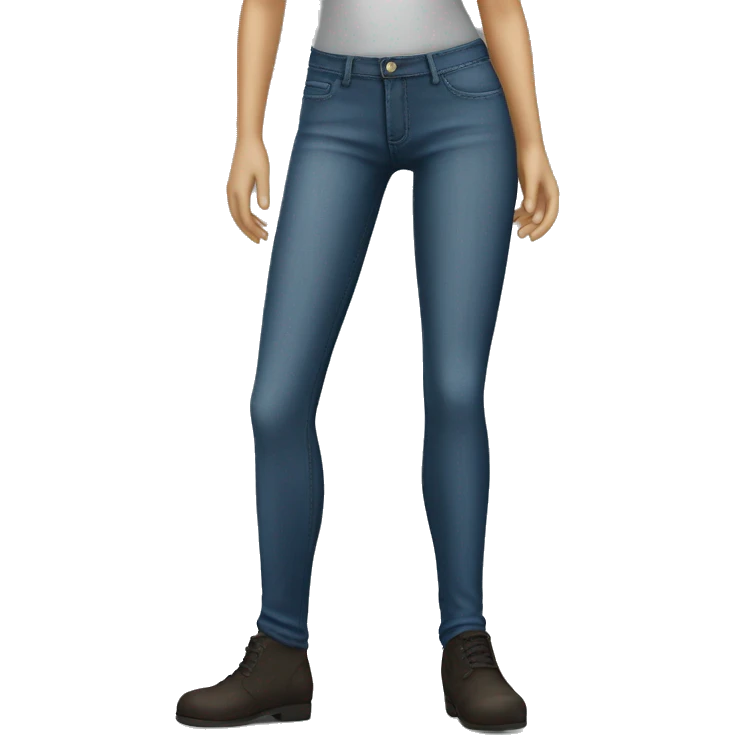 pantyhose under jeans emoji