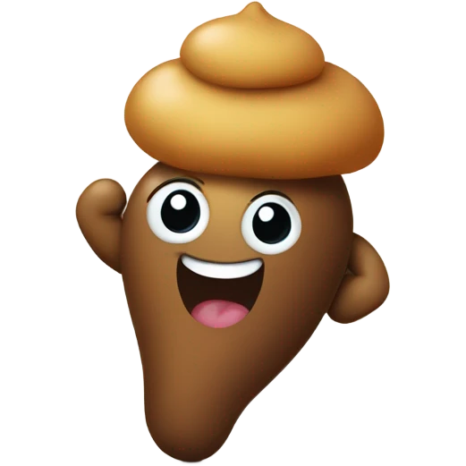 Poop emoji on a walk emoji