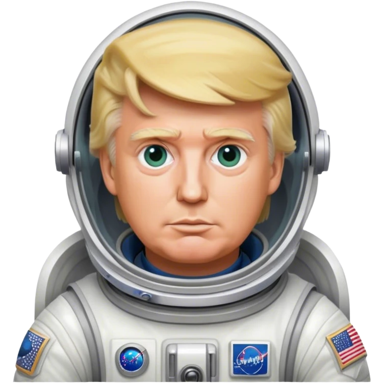 Donald trump in space  emoji