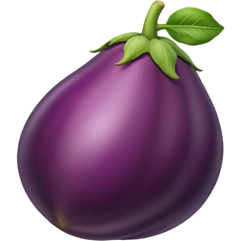 Eggplant with peach emoji