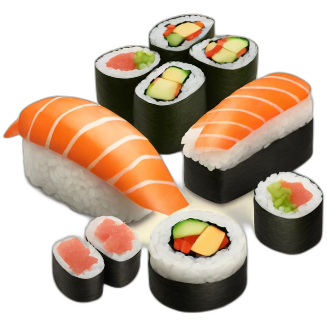 sushi-party emoji