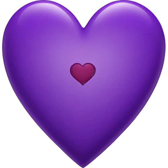 purple heart emoji