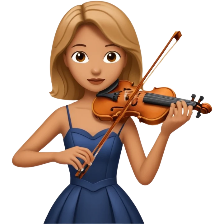 woman playing violin emoji