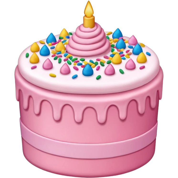pink cake emoji