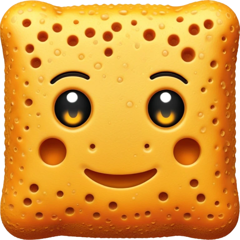orange sponge emoji